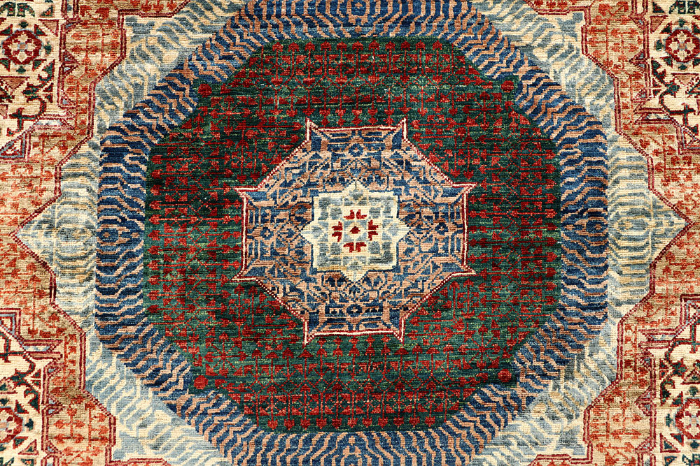 Tan Mamluk 7' 10 x 9' 8 - No. 66140 - ALRUG Rug Store