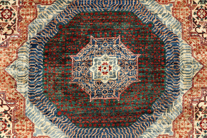 Tan Mamluk 7' 10 x 9' 8 - No. 66140 - ALRUG Rug Store