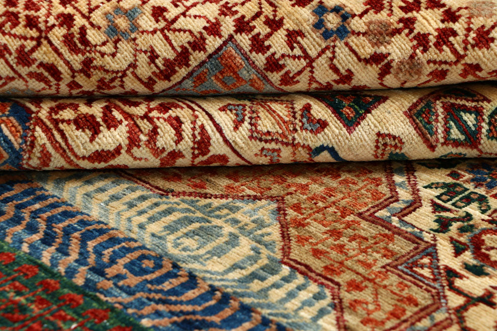 Tan Mamluk 7' 10 x 9' 8 - No. 66140 - ALRUG Rug Store