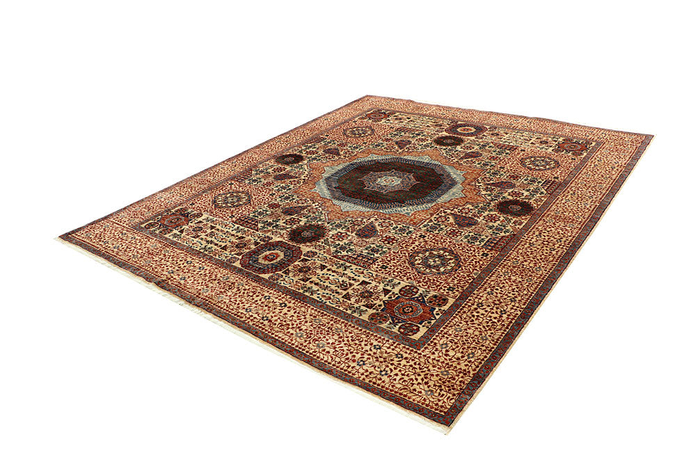 Tan Mamluk 7' 10 x 9' 8 - No. 66140 - ALRUG Rug Store