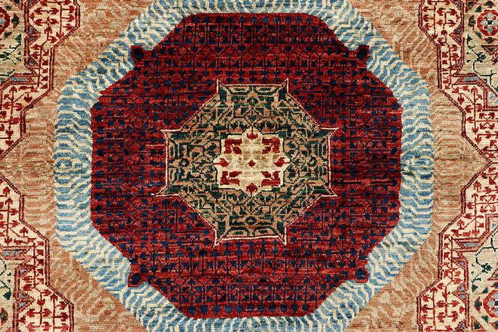 Tan Mamluk 7' 10 x 9' 9 - No. 66141 - ALRUG Rug Store