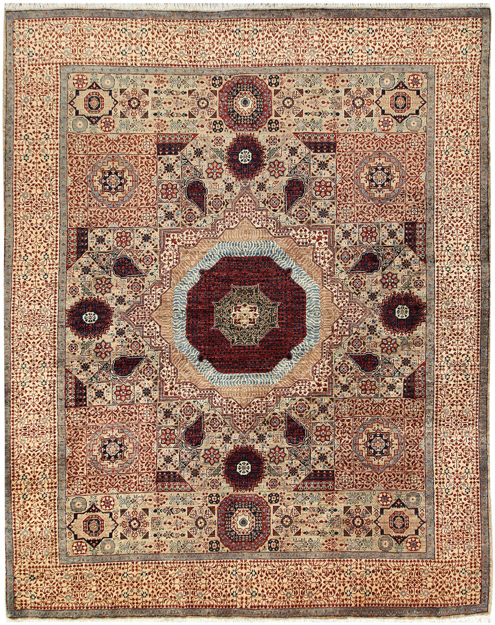 Tan Mamluk 7' 10 x 9' 9 - No. 66141 - ALRUG Rug Store