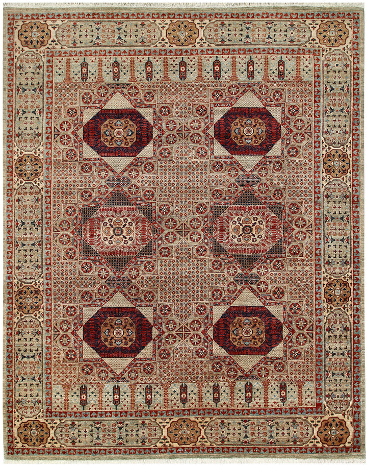 Tan Mamluk 7' 10 x 9' 9 - No. 66142 - ALRUG Rug Store