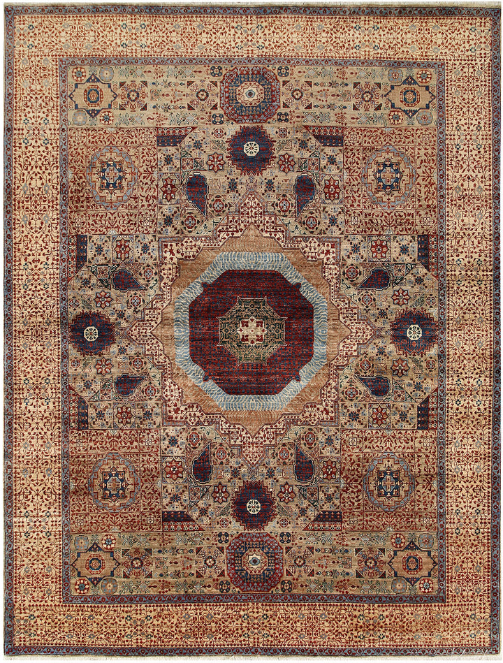Tan Mamluk 8' x 9' 11 - No. 66143 - ALRUG Rug Store