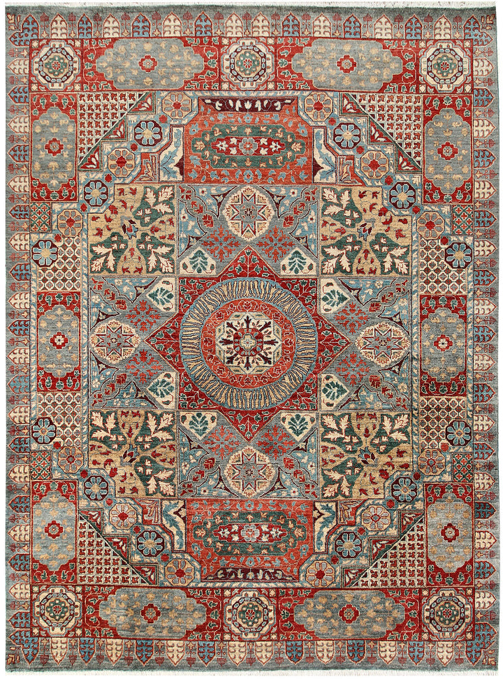 Multi Colored Mamluk 7' 10 x 10' - No. 66144 - ALRUG Rug Store