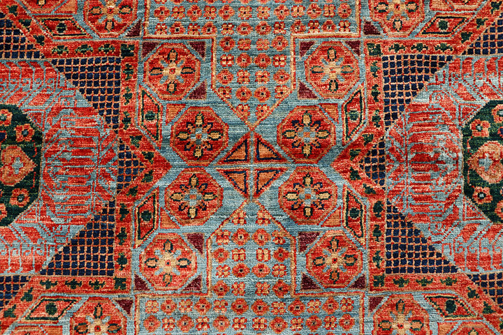 Light Blue Mamluk 7' 11 x 9' 9 - No. 66145 - ALRUG Rug Store