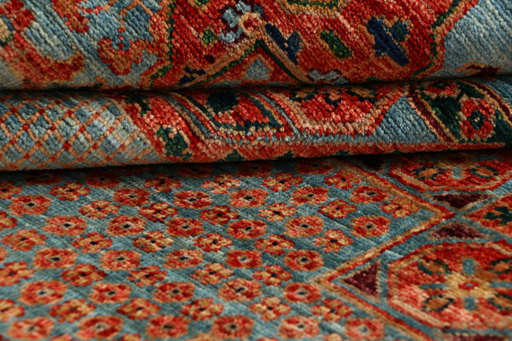 Light Blue Mamluk 7' 11 x 9' 9 - No. 66145 - ALRUG Rug Store