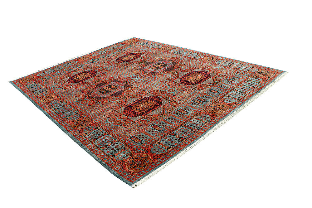 Light Blue Mamluk 7' 11 x 9' 9 - No. 66145 - ALRUG Rug Store