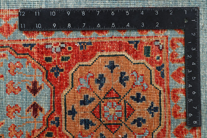 Light Blue Mamluk 7' 11 x 9' 9 - No. 66145 - ALRUG Rug Store