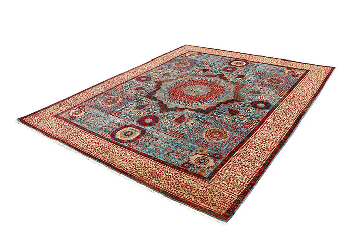 Light Blue Mamluk 8' x 10' - No. 66146 - ALRUG Rug Store
