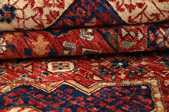 Dark Red Mamluk 7' 10 x 9' 11 - No. 66147 - ALRUG Rug Store