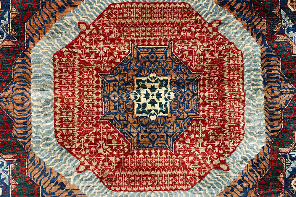 Midnight Blue Mamluk 8' x 10' - No. 66148 - ALRUG Rug Store