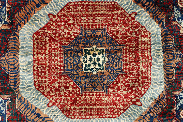 Midnight Blue Mamluk 8' x 10' - No. 66148 - ALRUG Rug Store