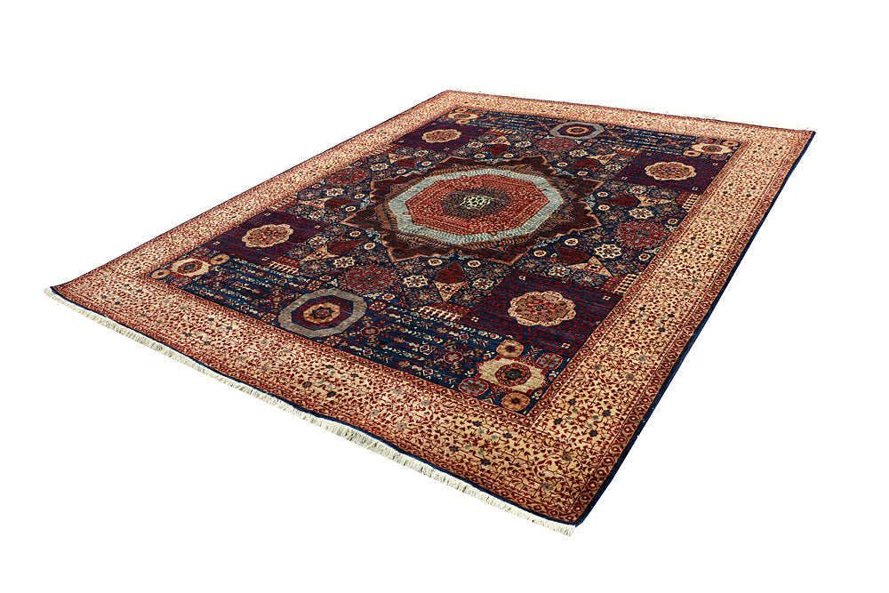 Midnight Blue Mamluk 8' x 10' - No. 66148 - ALRUG Rug Store