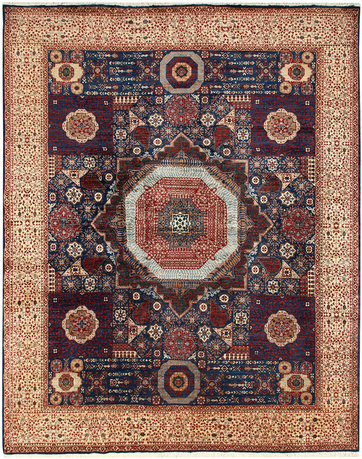 Midnight Blue Mamluk 8' x 10' - No. 66148 - ALRUG Rug Store