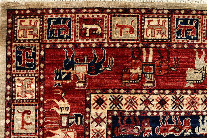 Multi Colored Ziegler 4' 10 x 6' 9 - No. 66149 - ALRUG Rug Store