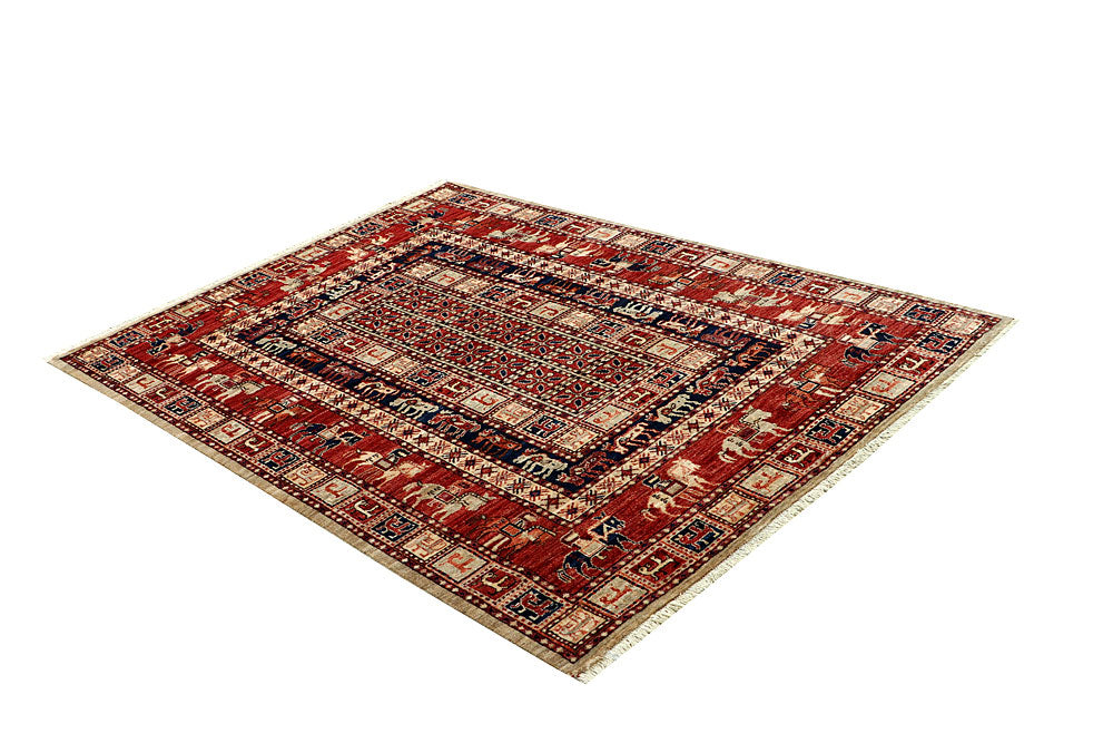 Multi Colored Ziegler 4' 10 x 6' 9 - No. 66149 - ALRUG Rug Store