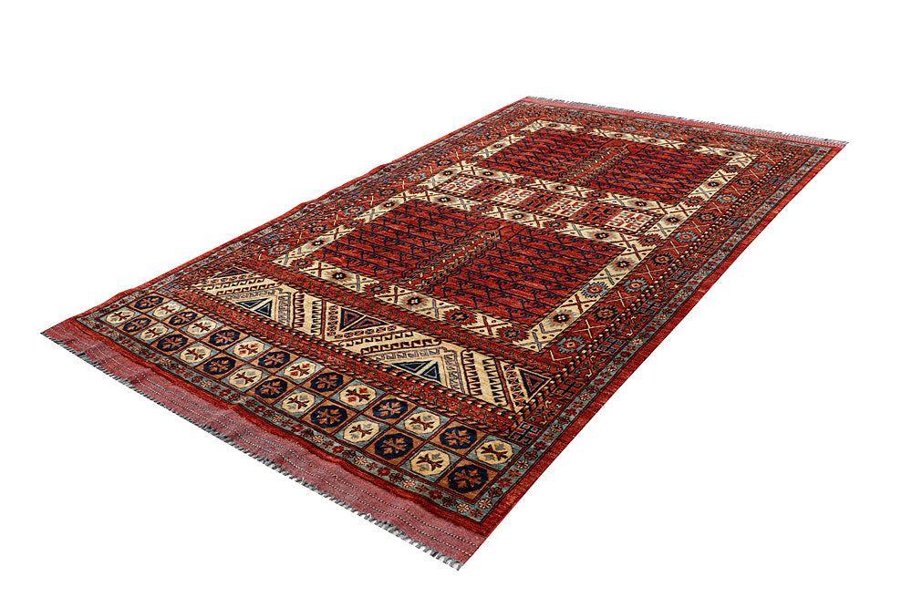 Firebrick Hatchlu 5' 10 x 9' 5 - No. 66150 - ALRUG Rug Store