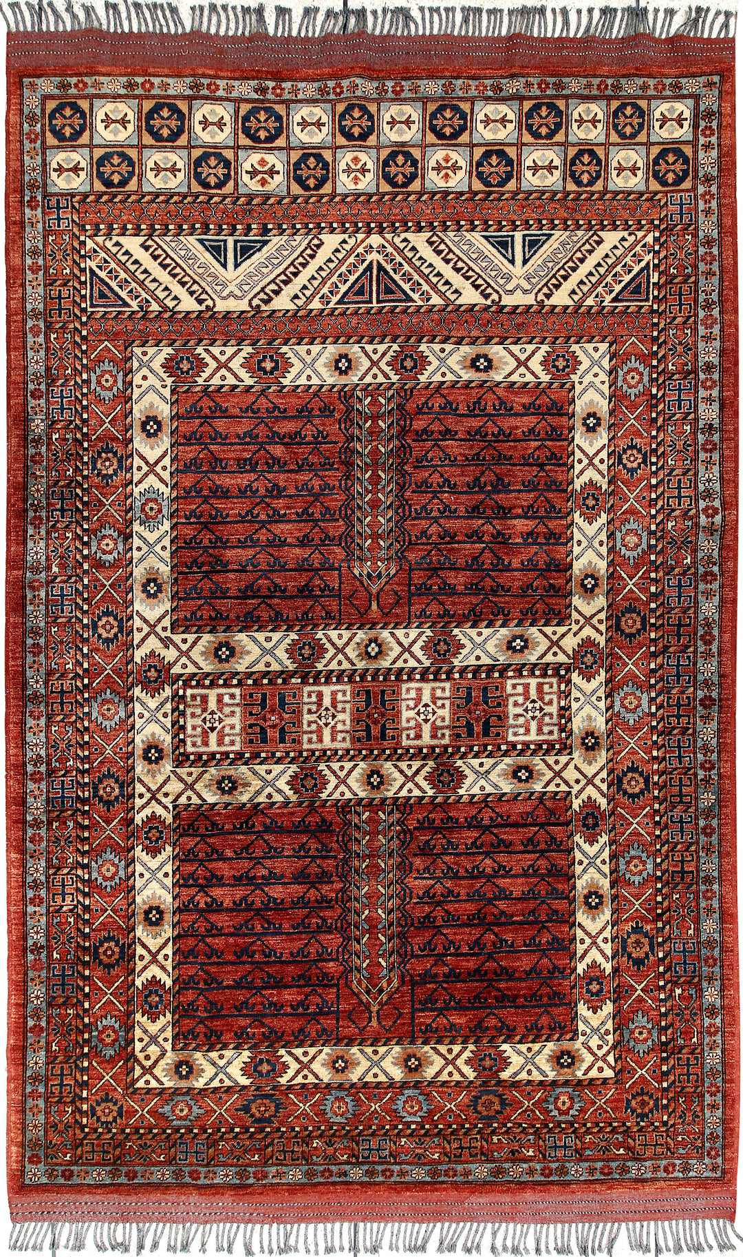Firebrick Hatchlu 5' 10 x 9' 5 - No. 66150 - ALRUG Rug Store