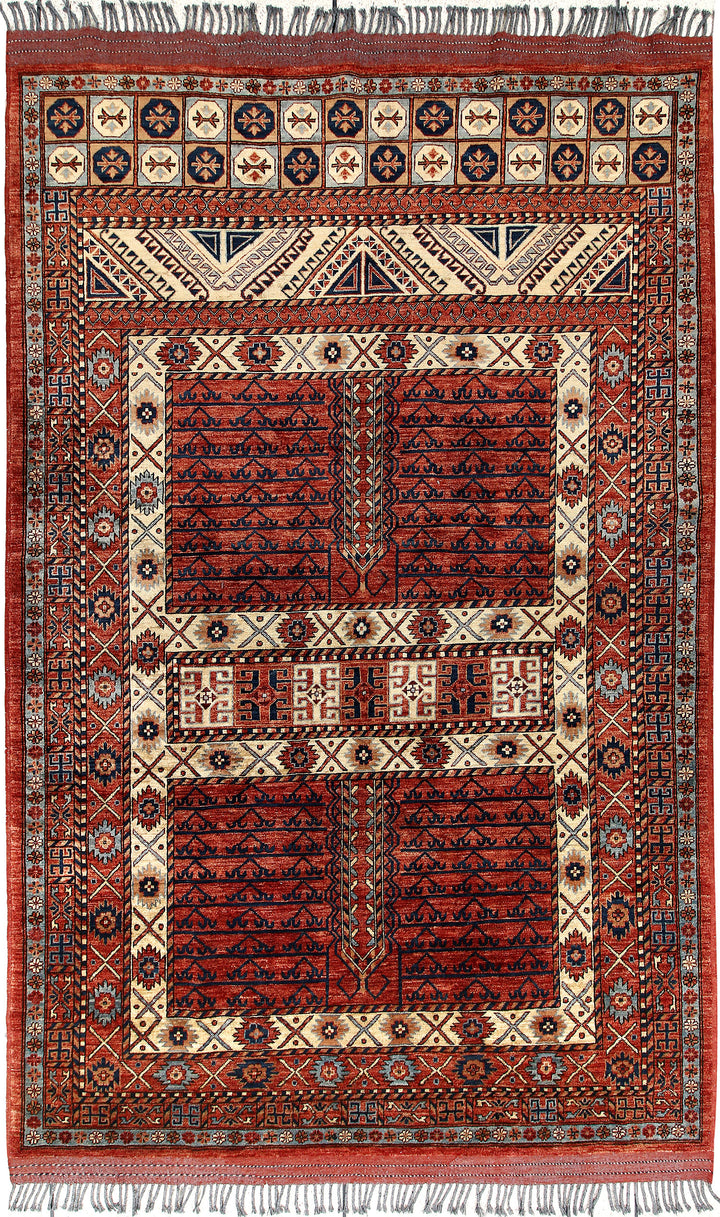 Firebrick Hatchlu 5' 10 x 9' 5 - No. 66150 - ALRUG Rug Store