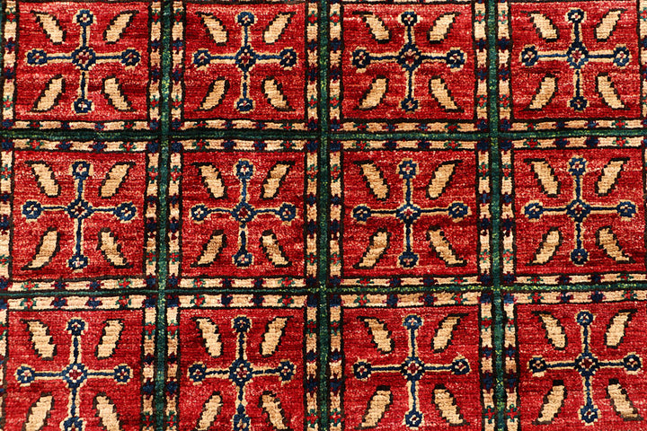 Multi Colored Ziegler 6' 11 x 6' 9 - No. 66151 - ALRUG Rug Store