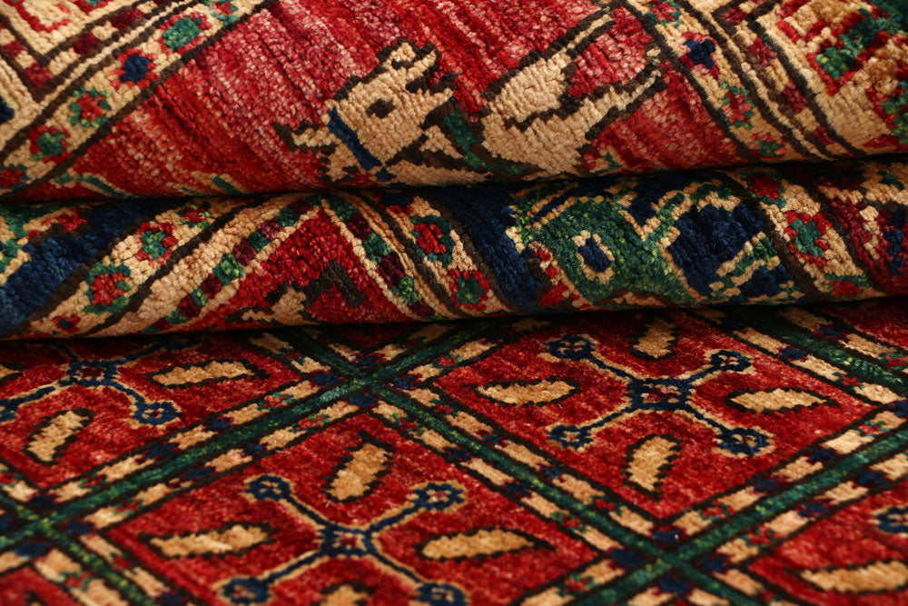 Multi Colored Ziegler 6' 11 x 6' 9 - No. 66151 - ALRUG Rug Store