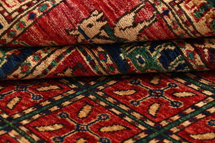 Multi Colored Ziegler 6' 11 x 6' 9 - No. 66151 - ALRUG Rug Store