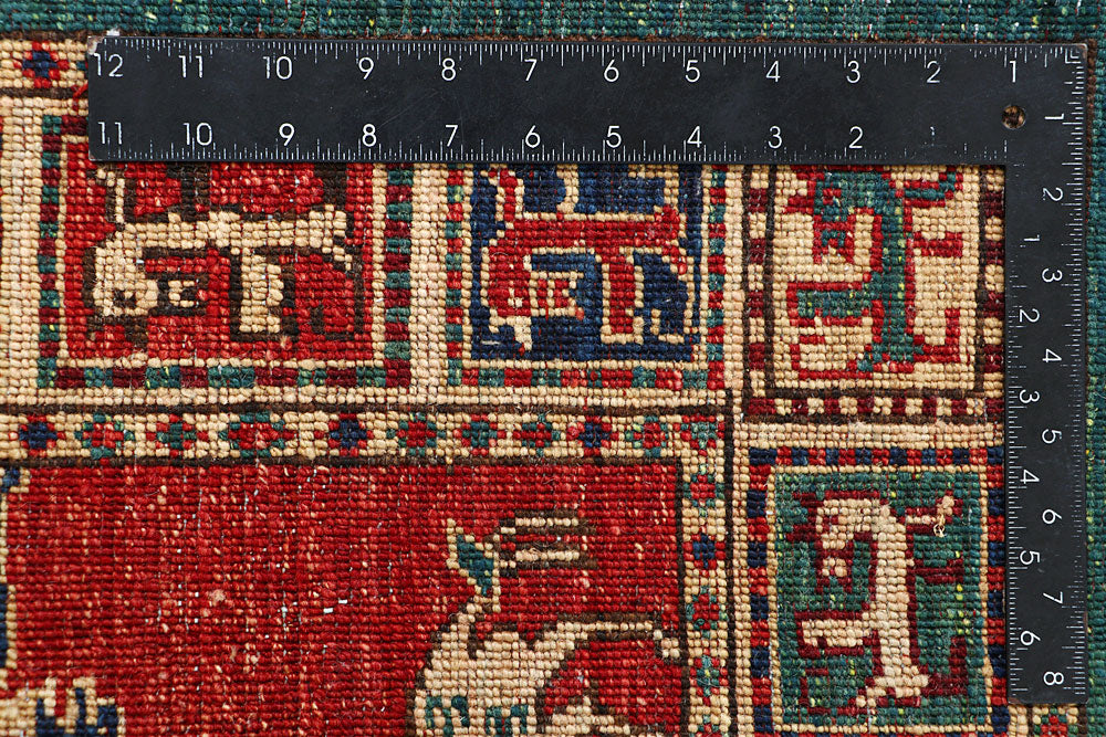 Multi Colored Ziegler 6' 11 x 6' 9 - No. 66151 - ALRUG Rug Store