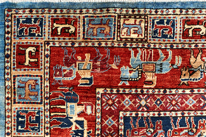 Multi Colored Ziegler 6' x 8' 9 - No. 66152 - ALRUG Rug Store