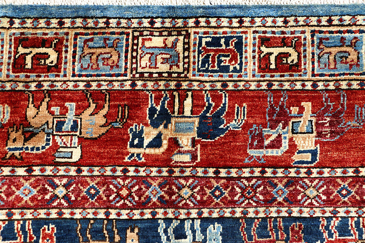 Multi Colored Ziegler 6' x 8' 9 - No. 66152 - ALRUG Rug Store