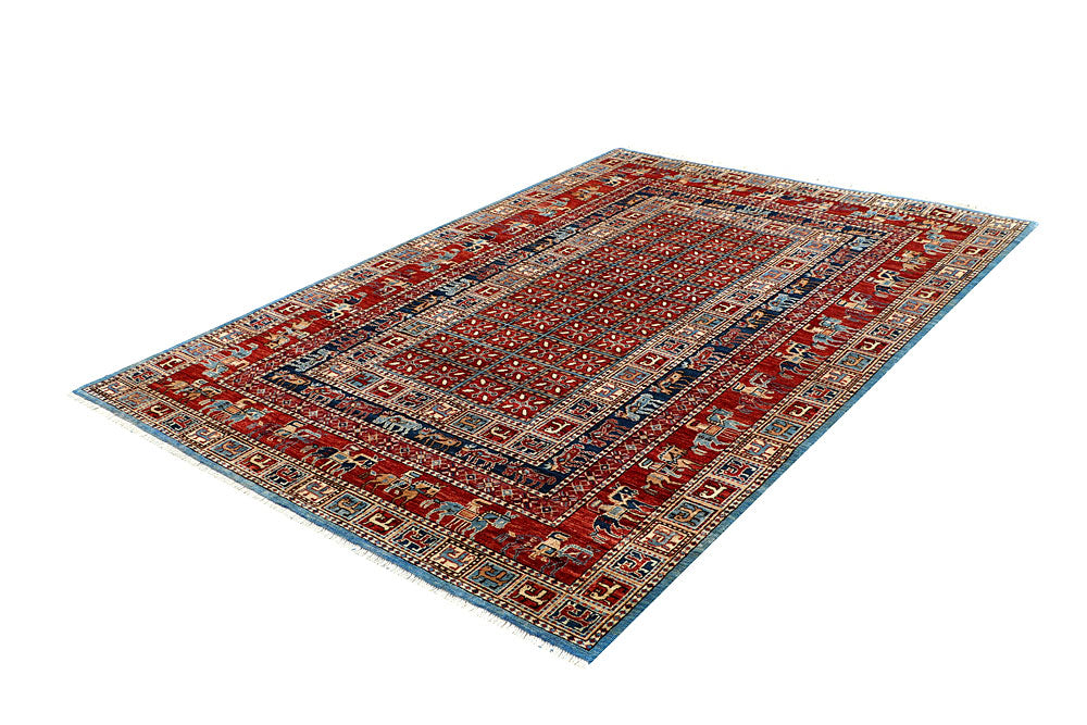 Multi Colored Ziegler 6' x 8' 9 - No. 66152 - ALRUG Rug Store