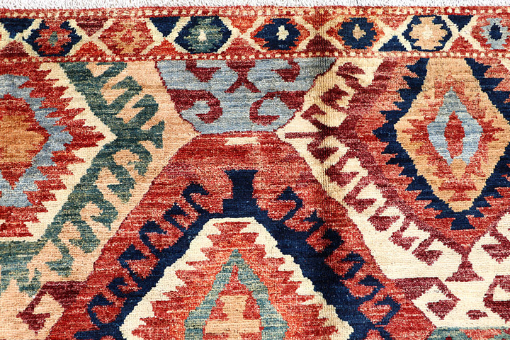 Multi Colored Ikat 6' x 8' 9 - No. 66153 - ALRUG Rug Store