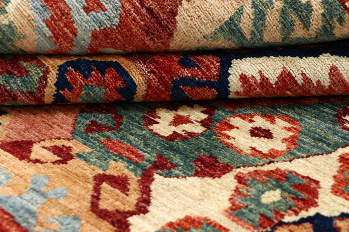 Multi Colored Ikat 6' x 8' 9 - No. 66153 - ALRUG Rug Store