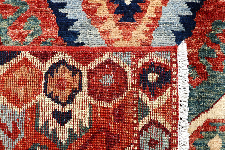 Multi Colored Ikat 6' x 8' 9 - No. 66153 - ALRUG Rug Store