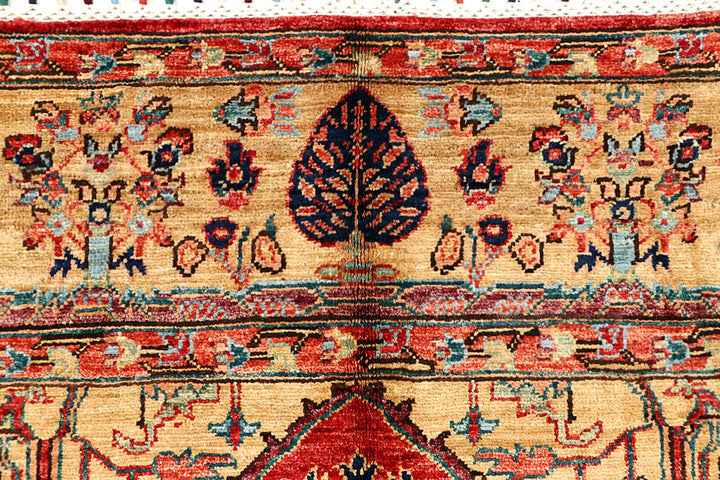 Orange Red Ziegler 5' 11 x 8' 10 - No. 66156 - ALRUG Rug Store
