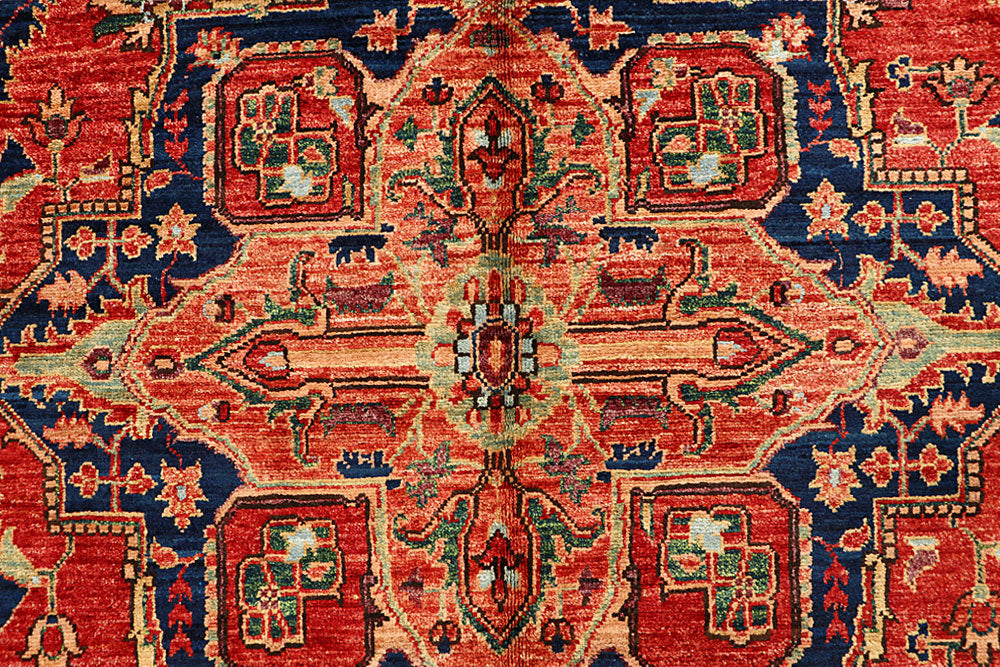 Orange Red Ziegler 5' 11 x 8' 10 - No. 66156 - ALRUG Rug Store