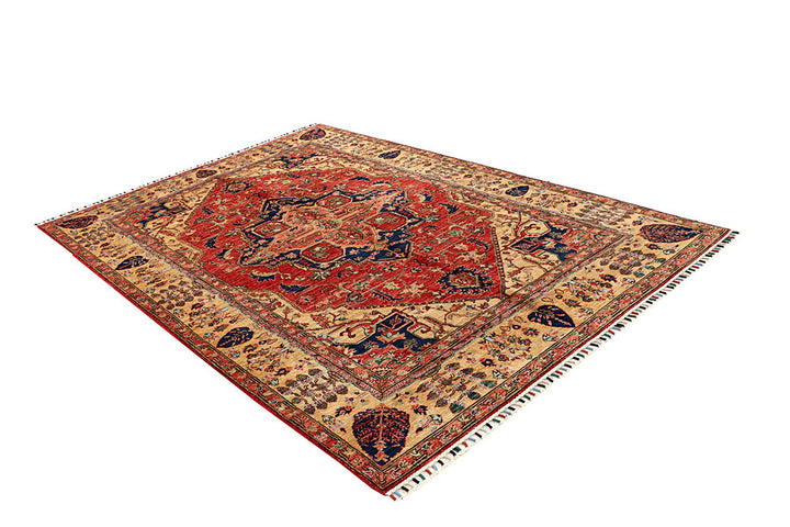 Orange Red Ziegler 5' 11 x 8' 10 - No. 66156 - ALRUG Rug Store