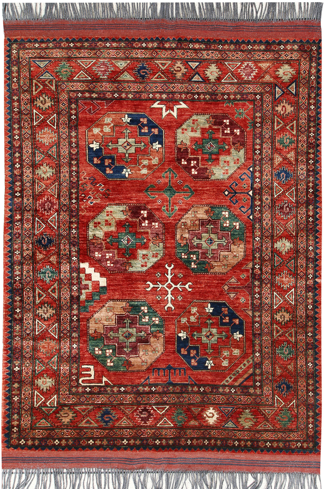 Firebrick Fil Pa 4' 10 x 6' 9 - No. 66157 - ALRUG Rug Store