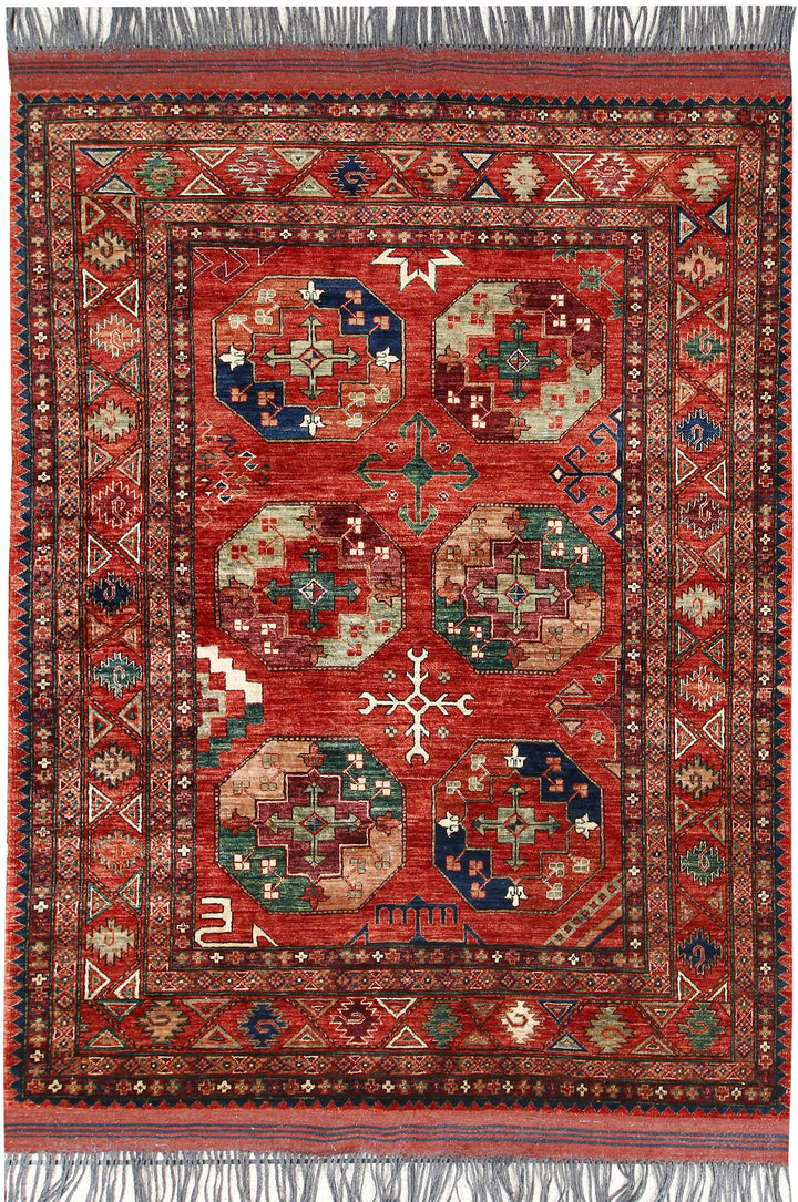 Firebrick Fil Pa 4' 10 x 6' 9 - No. 66157 - ALRUG Rug Store