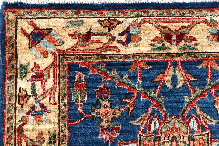 Dark Blue Ziegler 2' 7 x 13' 11 - No. 66159 - ALRUG Rug Store