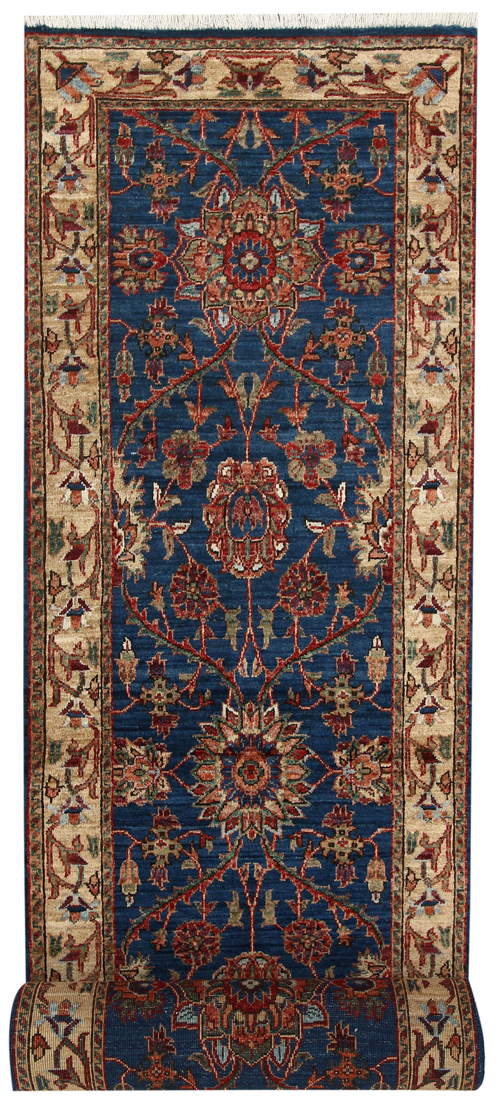 Dark Blue Ziegler 2' 7 x 13' 11 - No. 66159 - ALRUG Rug Store