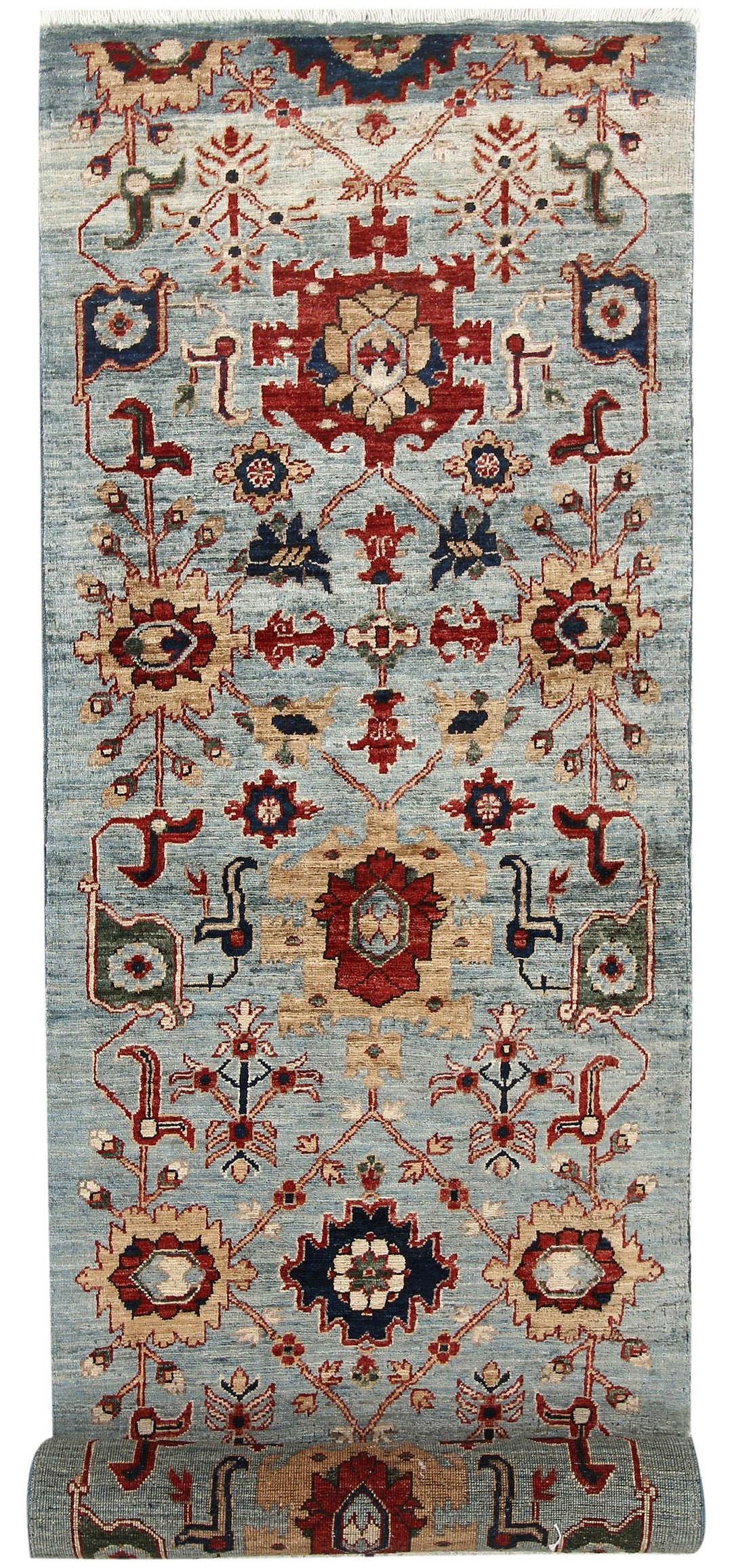 Light Slate Grey Ziegler 2' 7 x 9' 9 - No. 66161 - ALRUG Rug Store