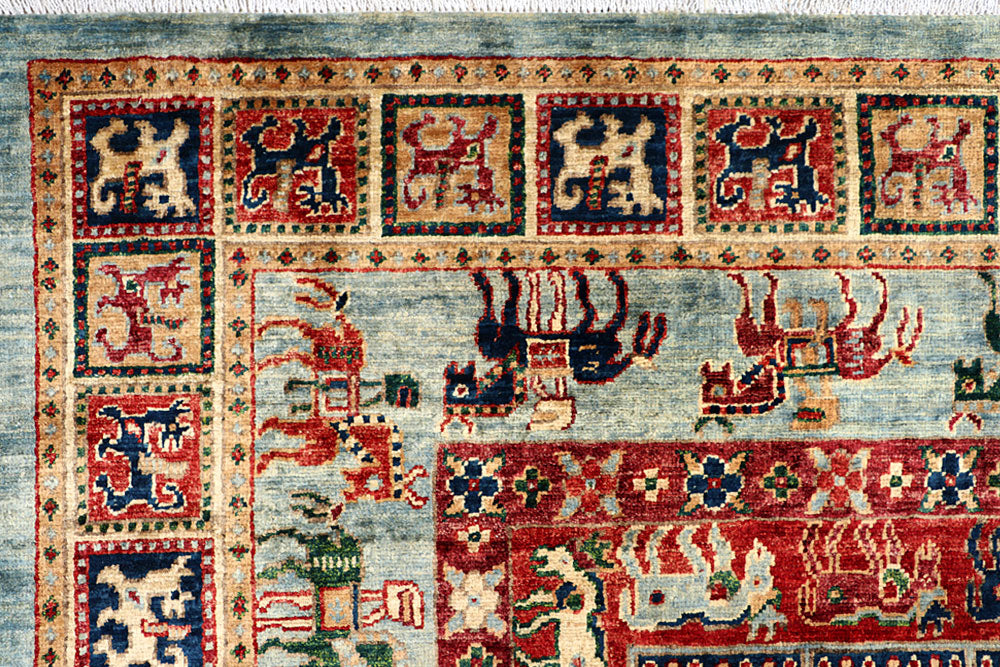 Multi Colored Ziegler 8' x 9' 10 - No. 66163 - ALRUG Rug Store