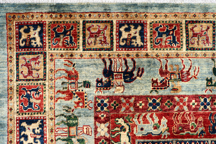 Multi Colored Ziegler 8' x 9' 10 - No. 66163 - ALRUG Rug Store