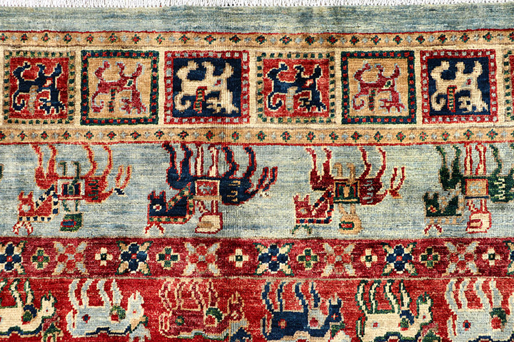 Multi Colored Ziegler 8' x 9' 10 - No. 66163 - ALRUG Rug Store