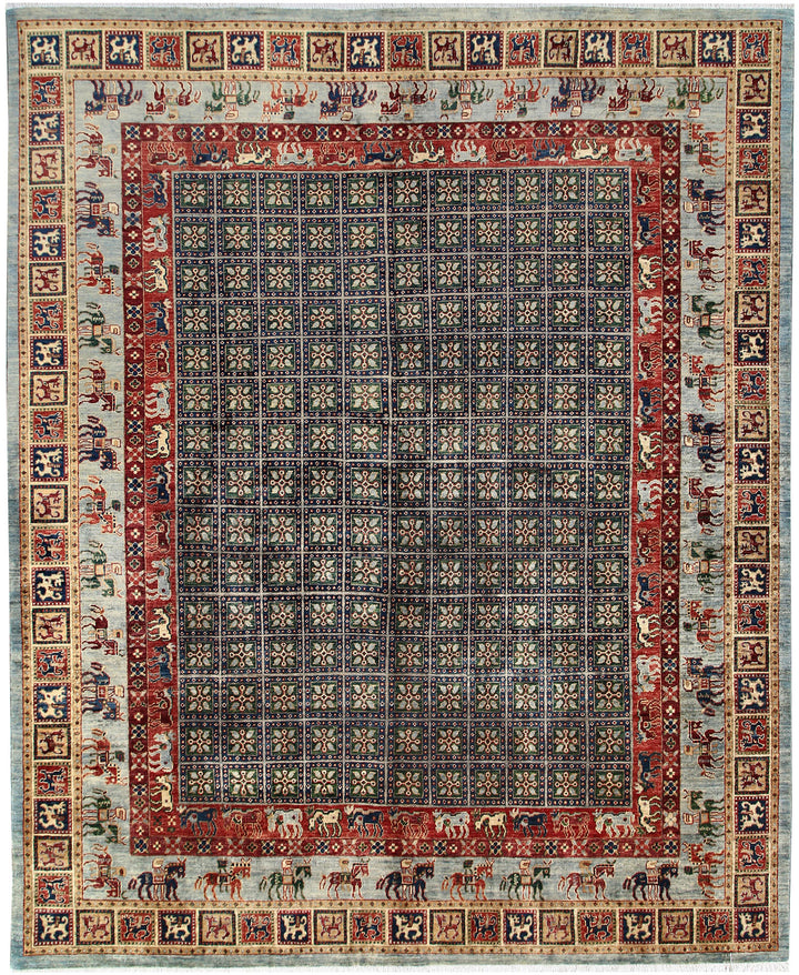 Multi Colored Ziegler 8' x 9' 10 - No. 66163 - ALRUG Rug Store