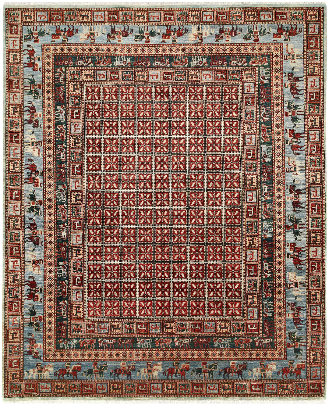 Multi Colored Ziegler 7' 11 x 10' - No. 66164 - ALRUG Rug Store