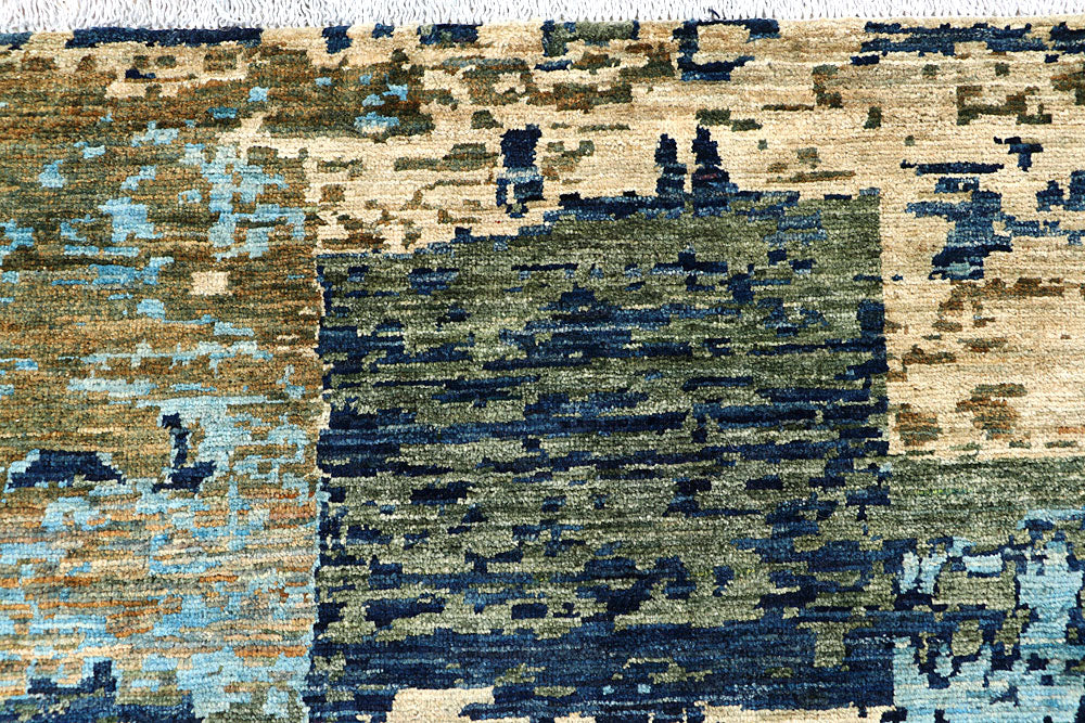 Multi Colored Abstract 7' 10 x 9' 10 - No. 66166 - ALRUG Rug Store