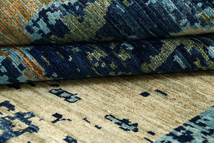 Multi Colored Abstract 7' 10 x 9' 10 - No. 66166 - ALRUG Rug Store