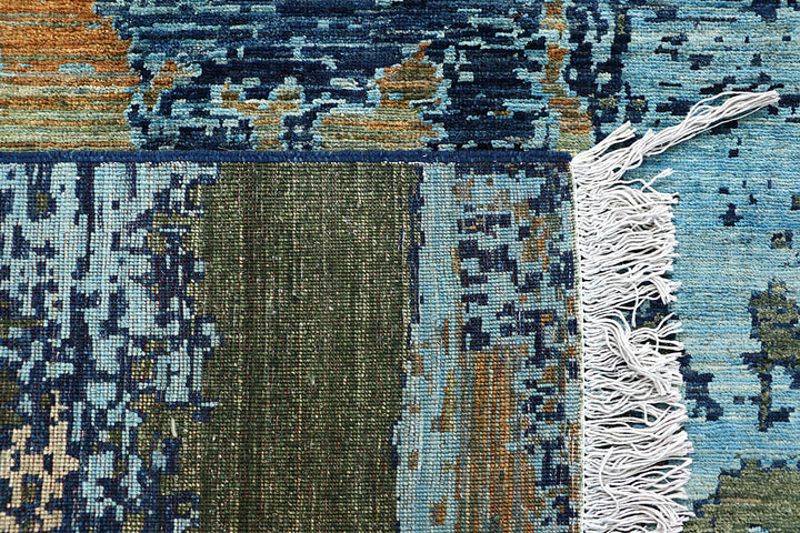 Multi Colored Abstract 7' 10 x 9' 10 - No. 66166 - ALRUG Rug Store